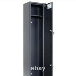 1 Gun Rifle Shotgun Storage Metal Security Cabinet Steel Safe 1 m / 3.28 ft