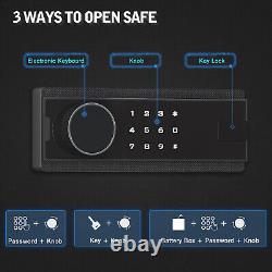 10-12 Gun Safe, Quick Access Digital Gun safes for Home, Unassembled Rifle safe