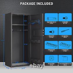 10-12 Gun Safe, Quick Access Digital Gun safes for Home, Unassembled Rifle safe