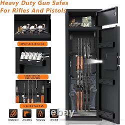 10-12 Rifle Gun Safe, Gun Safes for Home Rifles and Pistols, Large Unassembled Rif