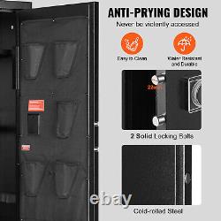 10-12 Rifles Gun Safe Rifle Safe with Lock Digital Keypad Removable Shelf