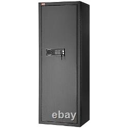 10-12 Rifles Gun Safe Rifle Safe with Lock Digital Keypad Removable Shelf