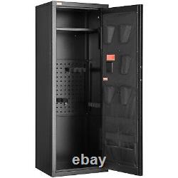 10-12 Rifles Gun Safe Rifle Safe with Lock Digital Keypad Removable Shelf