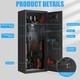 10-12 Unassembled Gun Safe, Quick Access Gun Safe For Home, With Adjustable Shelf