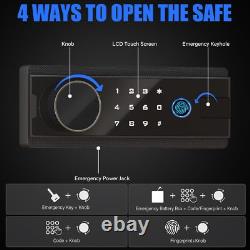 10-12 Unassembled Gun Safe for Home Rifle, with Digital Keypad & Removable Shelf