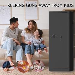 10-15 Gun Safe for Home Rifle and Pistols, Quick Access Rifle Security Safes