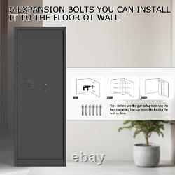 10-15 Gun Safe for Home Rifle and Pistols, Quick Access Rifle Security Safes