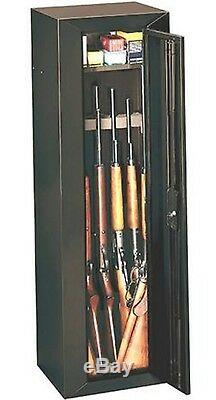 10 Gun Security Cabinet Safe Firearm Rifle Lock Shotgun Storage Safety Closet