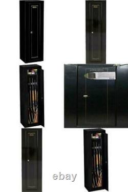 10 Gun Security Cabinet Safe Stack on Rifle Storage Locker Shotgun Firearm Lock