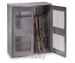 12 Gun Metal Storage Safe Locker Lockable Firearms Rifle Shotgun Cabinet 36 x 42