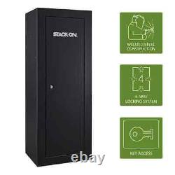 14-Gun 10 cu. Ft Key Lock Security Cabinet Keyed Locks Storage Locker Steel