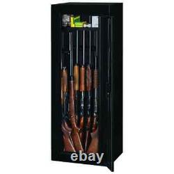 14 Gun Cabinet Stack on Rifle Safe Storage Locker Shotgun Firearm Lock