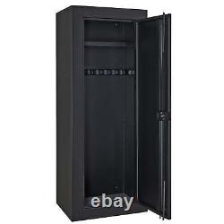 14 Gun Steel Security Cabinet Safe Locker Rifle Cabinet Shotgun Storage New