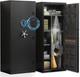 15-20 Gun Safe For Rifles And Pistols, Unassembled Rifle Safe With Dual Alarm