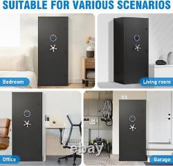 15-20 Gun Safe for Rifles and Pistols, Unassembled Rifle Safe with Dual Alarm