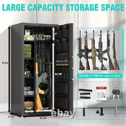 15-20 Large Unassebled Digital Gun Safe, Rifle Gun Safe, Shotgun Safe with Shelf