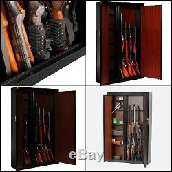 16 Gun Security Cabinet Stack on Rifle Safe Storage Locker Shotgun Firearm Lock