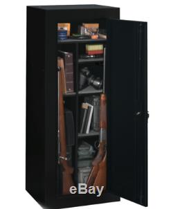 18 Gun Cabinet Convertible Cabinet Safe Vault Storage for Rifle Pistol Shotgun
