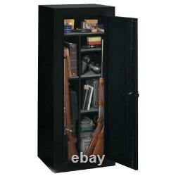 18 Gun Firearm Security Safe Cabinet Storage Locker Steel Rifle Shotgun Key Lock