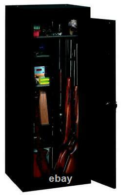 18 Gun Firearm Security Safe Cabinet Storage Locker Steel Rifle Shotgun Key Lock