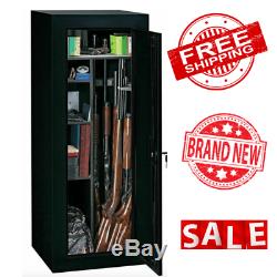 18 Gun Safe 54 Long Steel Lock Box Weapon Storage Home Security Cabinet