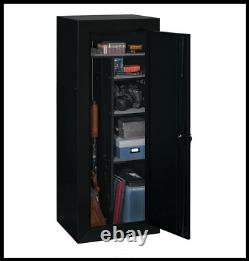 18 Gun Security Cabinet Sentinel Fully Convertible Store Rifles Shotguns Black