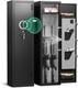 2-3 Digital Gun Safe For Home Pistol & Rifle, With Alarm And Removable Shelf