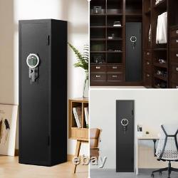 2-3 Digital Gun Safe for Home Pistol & Rifle, with Alarm and Removable Shelf