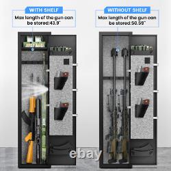 2-3 Gun Safes for Home Rifle and Pistols Electronic Metal Gun Security Cabinet