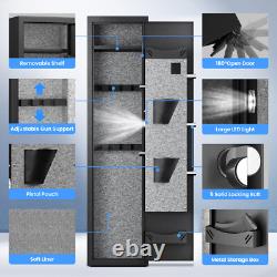 2-3 Gun Safes for Home Rifle and Pistols Electronic Metal Gun Security Cabinet
