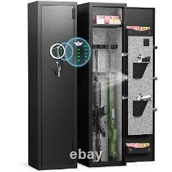 2-3 Rifle Gun Safe, Digital Large Long Gun Safe for Home Rifle and Shotguns