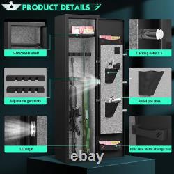 2-3 Rifle Gun Safe Digital Quick Access Long Gun Safe for Home Rifle and Shotgun