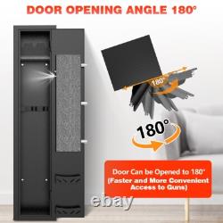 2-4 Long Gun Cabinets for Home Storage of Rifles and Pistols Quick-Access Safe