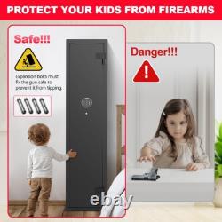 2-4 Long Gun Cabinets for Home Storage of Rifles and Pistols Quick-Access Safe