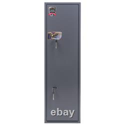 2 Gun Rifle Shotgun Storage Cabinet Security Steel Lockable Safe 3.28 ft