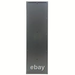 2 Gun Rifle Shotgun Storage Cabinet Security Steel Lockable Safe 3.28 ft