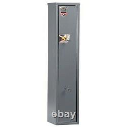 2 Gun Rifle Shotgun Storage Steel Lockable Cabinet Security Metal Safe 3.28 ft
