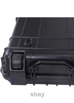 2 Gun Storage Double Carry Hard Case With Wheels 53x16x6 Waterproof All Weather