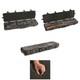2 Gun Storage Double Carry Rifle Hard Mobile Case Padded Waterproof With Wheels