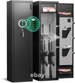 2 Rifle Digital Gun Safe, for Rifle Pistol Shotgun Safe, with Removable Shelf
