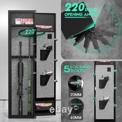 2 Rifle Digital Gun Safe, for Rifle Pistol Shotgun Safe, with Removable Shelf