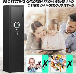 2 Rifle Digital Gun Safe, for Rifle Pistol Shotgun Safe, with Removable Shelf