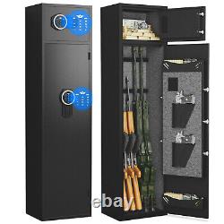 2 in 1 Rifle Gun Safe and 0.8 Cub Safe, 4-5 Digital Gun Safe with Pistol Bag