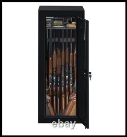 22-Gun Cabinet Stack-On Steel Security Riffles Shotguns Storage Brand New Black