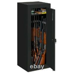 22-Gun Steel Gun Security Cabinet Locker Storage Rifle Safe Wall Floor Mount
