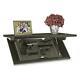 24 Gun Storage Shelf/cabinet Mounted Convert Concealment Safe Magnetic Key Wood