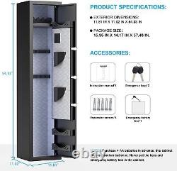 3-5 Fireproof Gun Safe Quick Access Digital Rifle Gun Safes Long Gun Safes