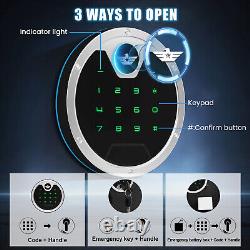 3-5 Gun Safe, Digital Password Gun Rifle Safe, Shotgun Safe with Removable Shelf