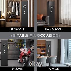 3-5 Gun Safe, Digital Password Gun Rifle Safe, Shotgun Safe with Removable Shelf