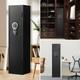 3-5 Gun Safe For Home Rifles And Pistols, With Fingerprint Lock & Dual Alarm